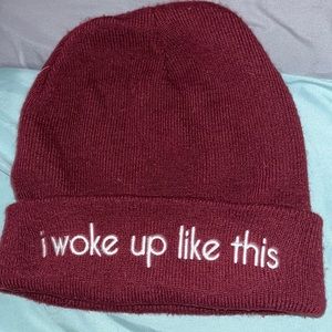 I woke up like this hat